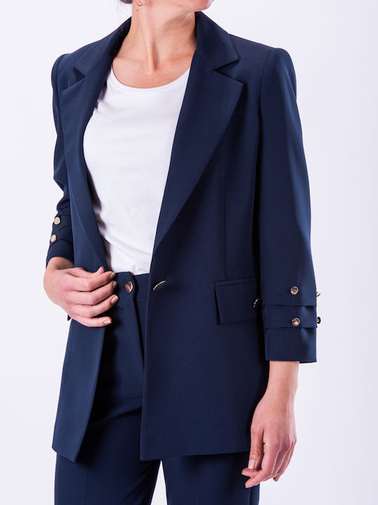 Forel Women's Crepe Blazer Green