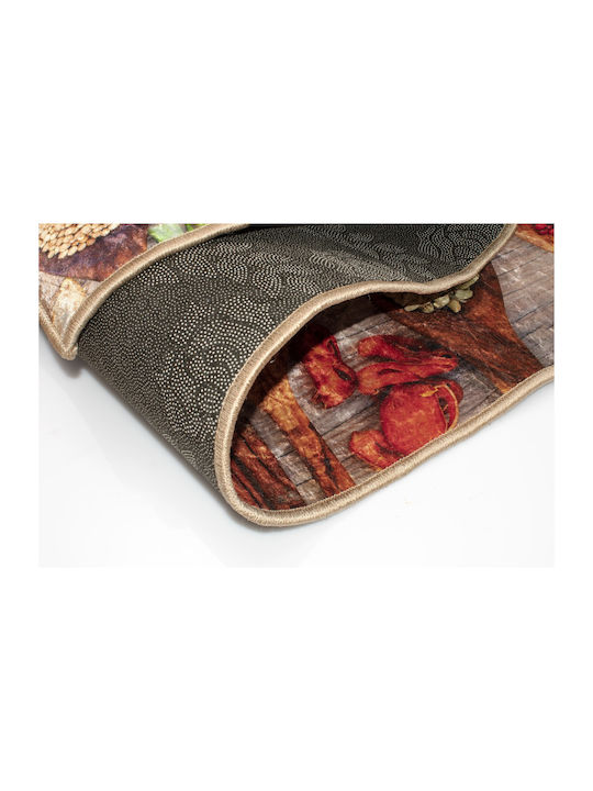 Dimcol Spices 251 Kitchen Mat Runner with Anti-slip Underlay Colorful 67x150εκ.