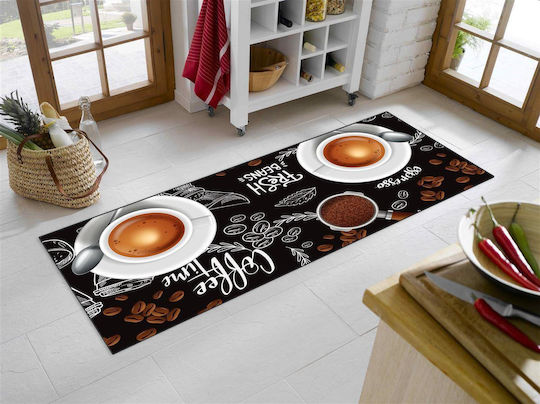 Dimcol Espresso 266 Χαλάκι Κουζίνας Διάδρομος 80x200cm 33463059009 Πολύχρωμο
