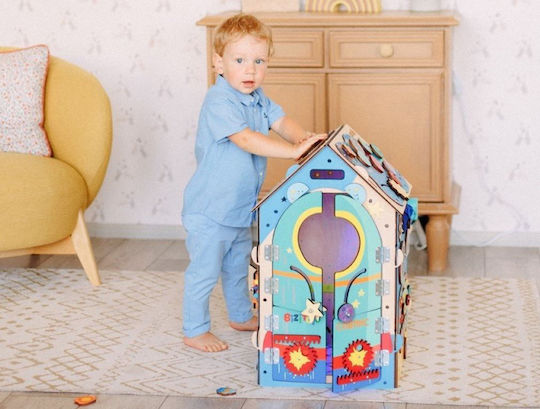 Eli Neli Baby Toy Activity House made of Wood with Lights for 24++ Months