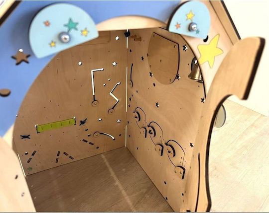 Eli Neli Baby Toy Activity House made of Wood with Lights for 24++ Months