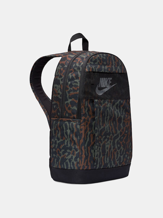 Nike Elemental School Bag Backpack Junior High-High School Black with Water Bottle Holder 21Liters