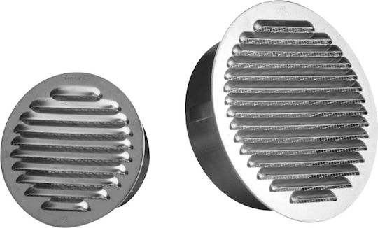 Karkon Vent Louver 14x14cm Round with Screen