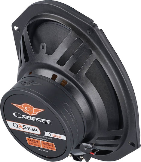 Cadence QRS Series Ηχείο Αυτοκινήτου Ομοαξονικά 6x9" με 100W RMS (3 Δρόμων)