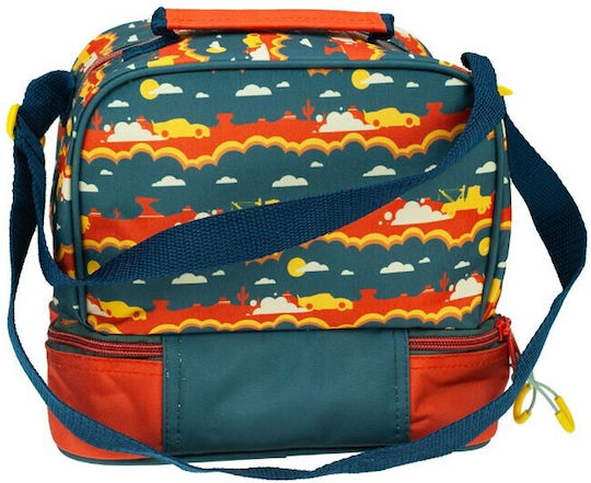 Gim School Shoulder Lunch Bag 4.5lt Multicolour Disney Cars 20 x 15 x 21cm