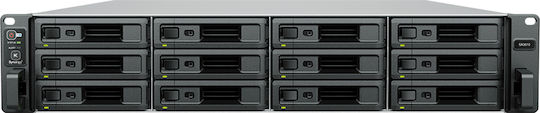 Synology SA3610 NAS Rack με 12 θέσεις για HDD/SSD και 6 θύρες Ethernet