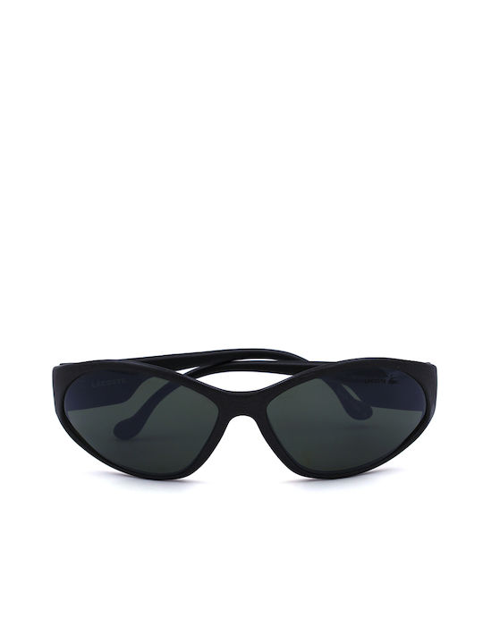 Lacoste Sunglasses with Black Plastic Frame and Green Lens 1509 110