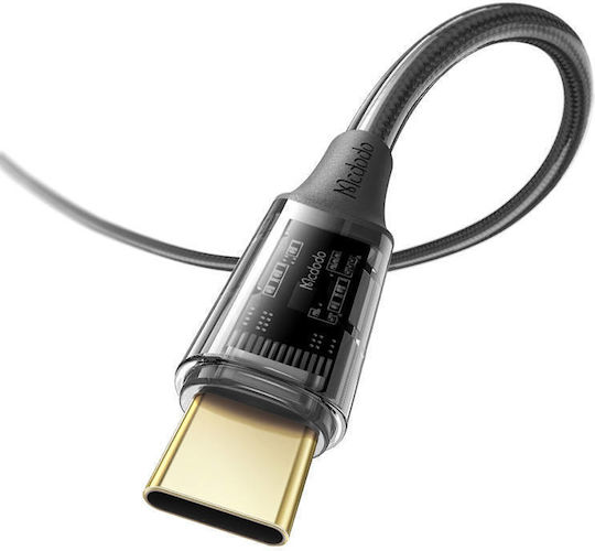 Mcdodo CA-2092 USB 2.0 Cable USB-C Male - USB-A 100W Black 1.8m