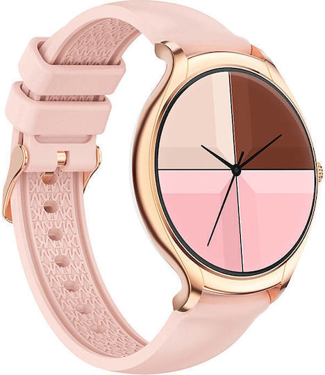 Colmi L10 39mm Smartwatch με Παλμογράφο (Χρυσό)