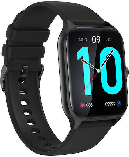 Colmi P60 Smartwatch with Heart Rate Monitor (Black)