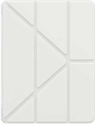Baseus Minimalist Flip Cover Piele artificială White (iPad 2019/2020/2021 10.2'' - iPad 2019/2020/2021 10.2'') P40112502211-02