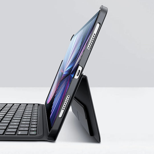 ESR Ascend Flip Cover with Keyboard in English US Blacη (iPad Air 2013 9,7" / iPad Air 2020/2022 / iPad Pro 2018 11" / iPad Pro 2020 11" / iPad Pro 2021 11" / iPad Pro 2022 11'') 193418