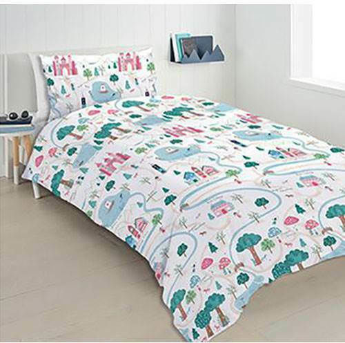 Βιοκαρπέτ Σετ Μονά Fairy 722 White 170x260cm