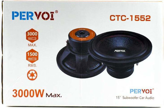 PerVoi Subwoofer Αυτοκινήτου 15" 3000W RMS