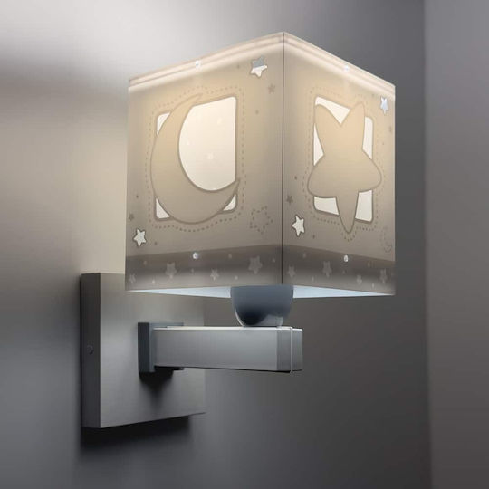 Ango Led Plastic Kids Wall Light Moonlight