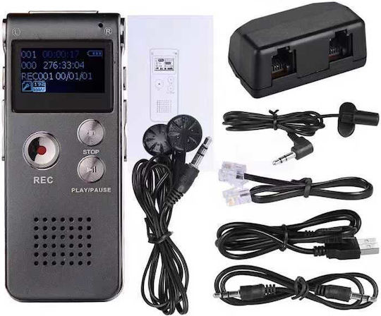 Voice Recorder Novacom R-70 880196 με Eσωτερική Μνήμη 8GB