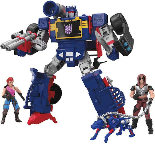 Action Figure G.I. Joe - Decepticon Soundwave Dreadnok Thunder Machine with Zarana & Zartan Transformers for 8+ Years