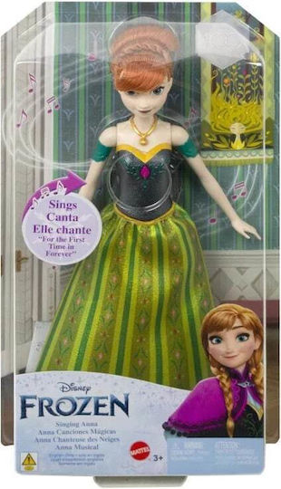 Mattel Princess Anna Sings English Doll for 3+ years+ Years
