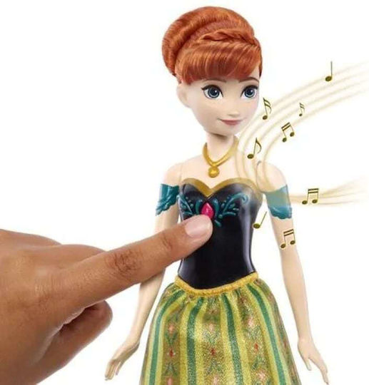 Mattel Princess Anna Sings English Doll for 3+ years+ Years