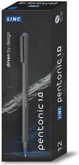 Linc Ball Химикалка Химикалка nullмм Сив с Оранжев Мастило 12бр