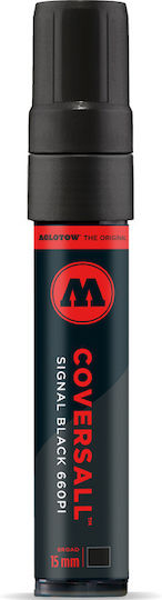 Molotow Ανεξίτηλος Μαρκαδόρος Μαύρος 15mm