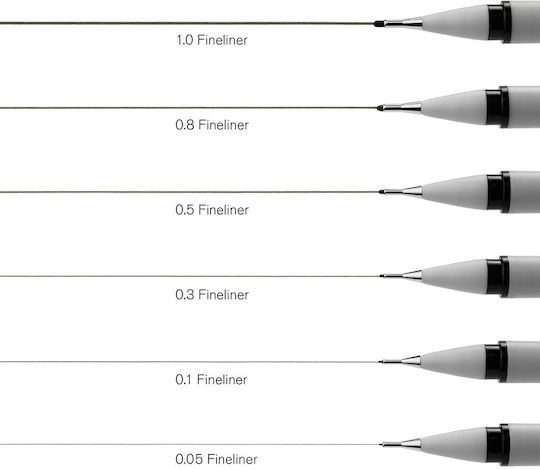 Winsor & Newton Μαρκαδόρος Σχεδίου Μαύρος 0.3mm