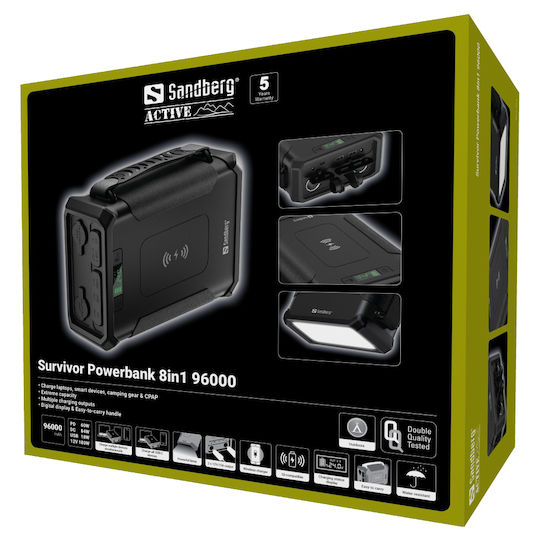 Sandberg Survivor Powerbank 8in1 Kraftwerk 307,2Wh