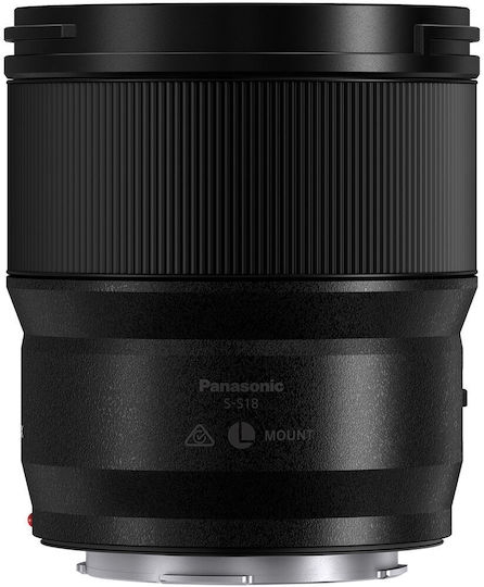 Panasonic Full Frame Camera Lens Lumix S 18mm f/1.8 Wide Angle for Leica L Mount Black