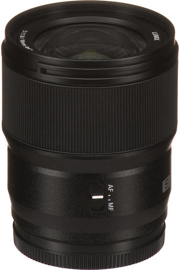 Panasonic Full Frame Camera Lens Lumix S 18mm f/1.8 Wide Angle for Leica L Mount Black