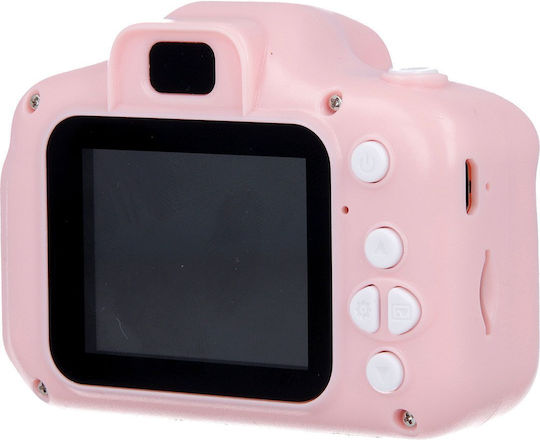 Children Mini Camera Compact Φωτογραφική Μηχανή 3MP με Οθόνη 2" Ροζ