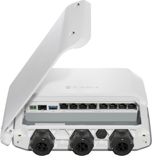 MikroTik RB5009UPR+S+OUT v7 Outdoor Router 7x GbE Ports 1pcs