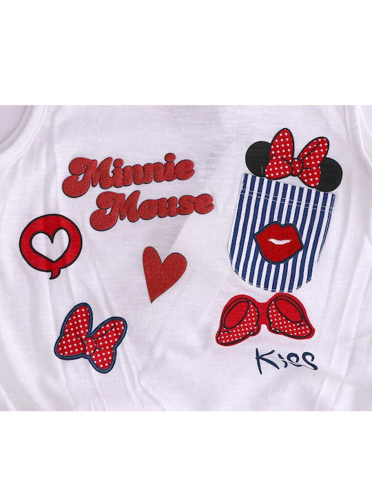 Disney Kids Blouse Sleeveless White