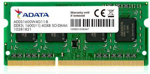 Adata DDR3L Cu Modul 1x8GB și Frecvență 1600 Pentru Laptop