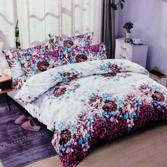 Olia Home Сет Чаршафи 220x240см. Многоцветен 4бр