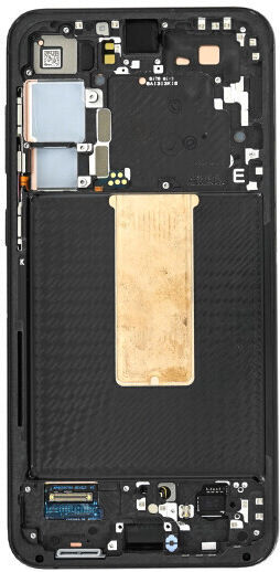 Samsung Οθόνη mit Touch-Mechanismus und Rahmen für Samsung S911B Galaxy S23 5G (Schwarz)
