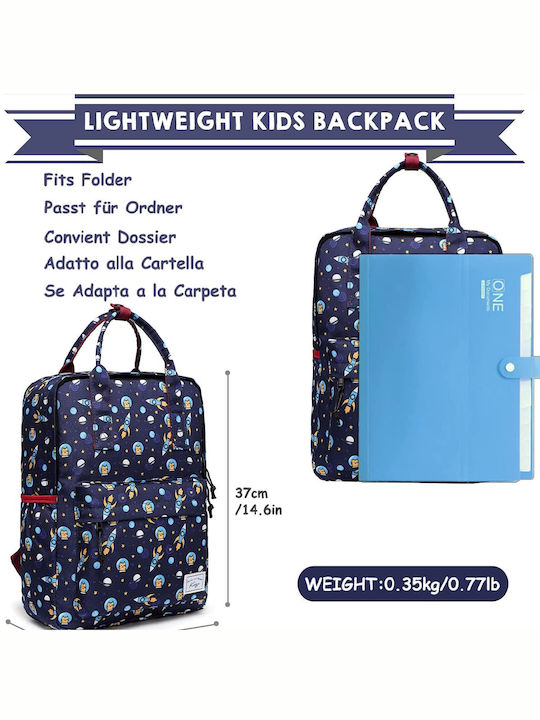 Bagtrotter Schulranzen Rucksack Kindergarten Blau 10Liter