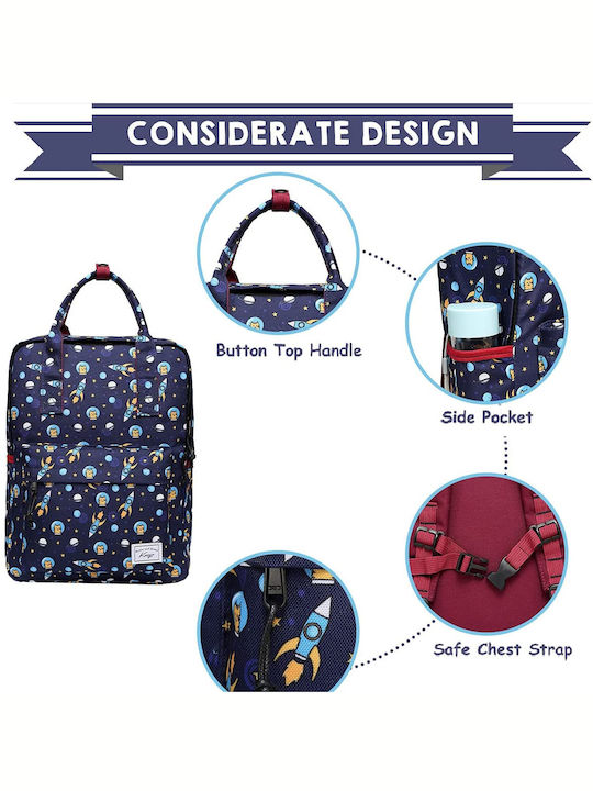 Bagtrotter Schulranzen Rucksack Kindergarten Blau 10Liter