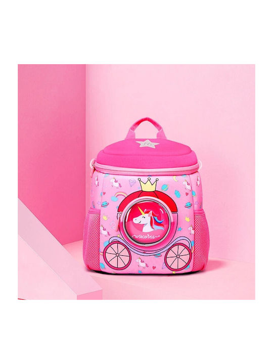 NOHOO Schulranzen Rucksack Kindergarten Rosa 33 x 24 x 13,5 cm