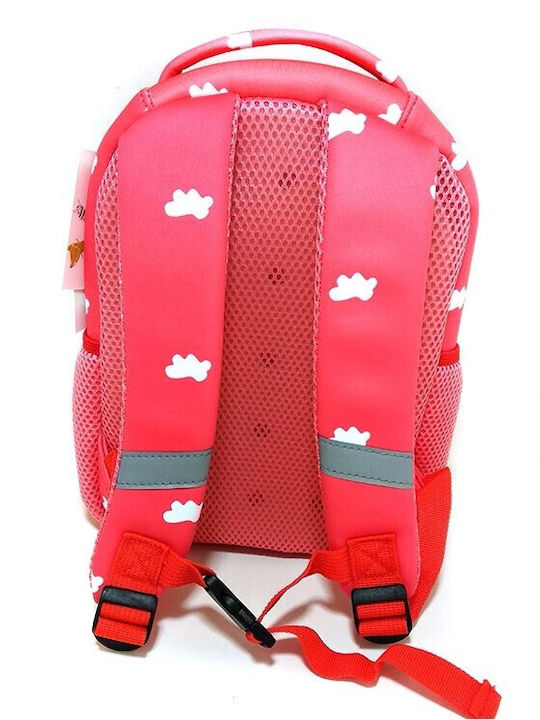 NOHOO Schulranzen Rucksack Kindergarten Rosa 24 x 13 x 32cm