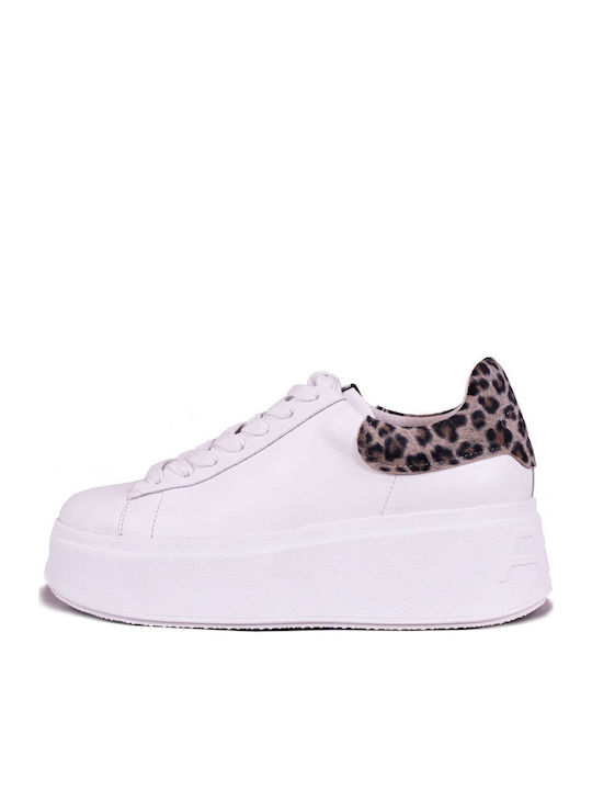'moby' Γυναικεία Flatforms Sneakers Λευκά