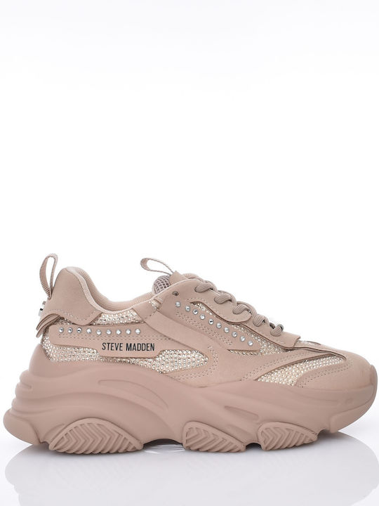 Steve Madden Women's Chunky Sneakers Beige