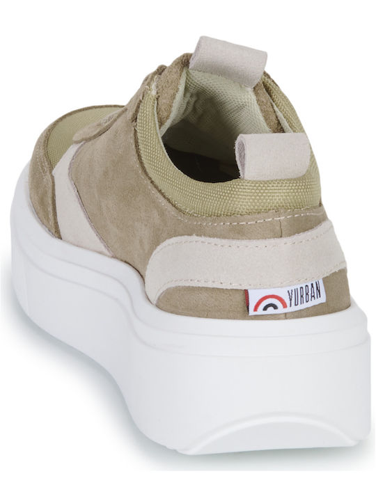 Adidași Flatforms Bej Pentru Femei