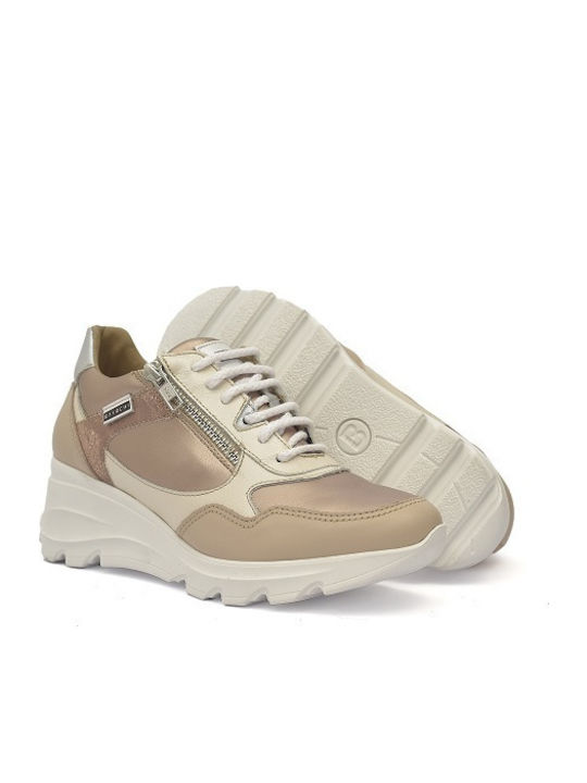 Γυναικεία Ανατομικά Sneakers Μπεζ