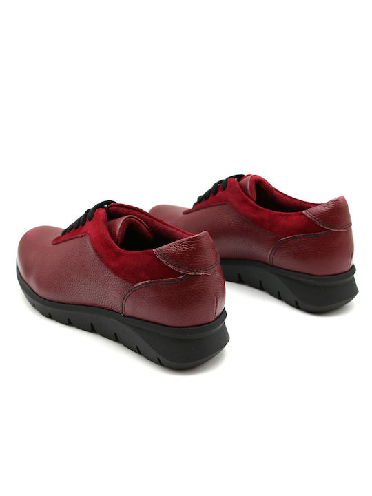 Softies Damen Anatomisch Sneakers Burgundisch