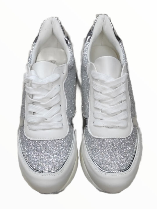 Secondo Bella Damen Sneakers Silber