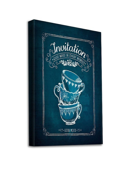 Walls Invitation Tea Canvas Painting 40x50cm