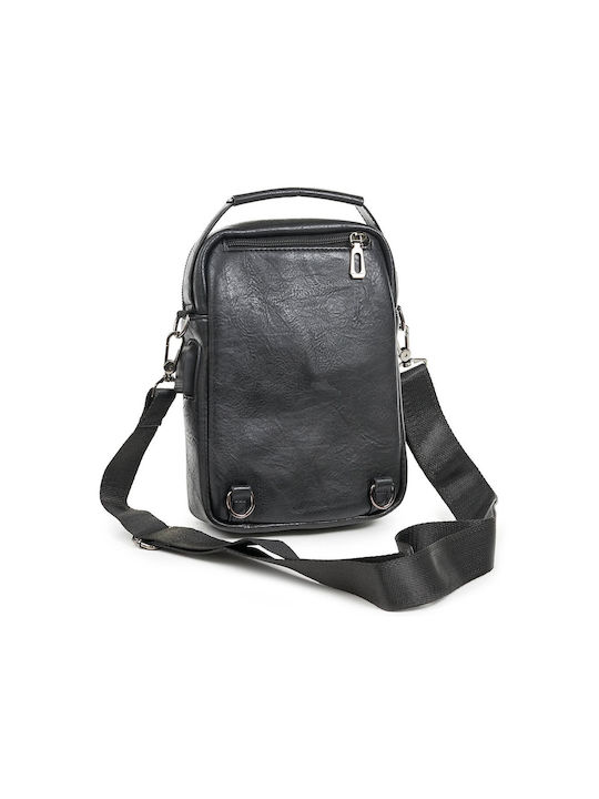 Verde Men's Bag Shoulder / Crossbody Black