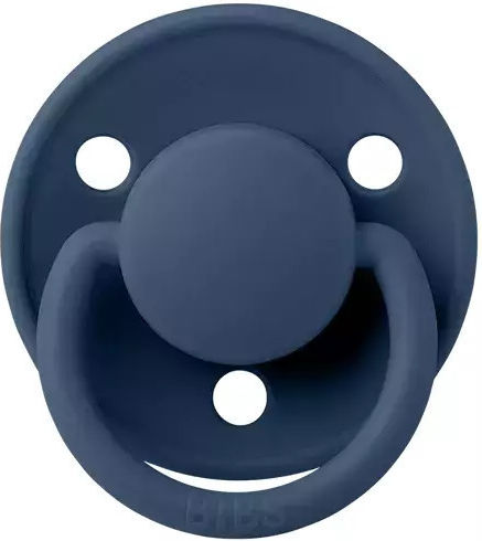 Bibs De Lux Πιπίλες Σιλικόνης Dusty Blue / Steel Blue για 0-36 μηνών 2τμχ