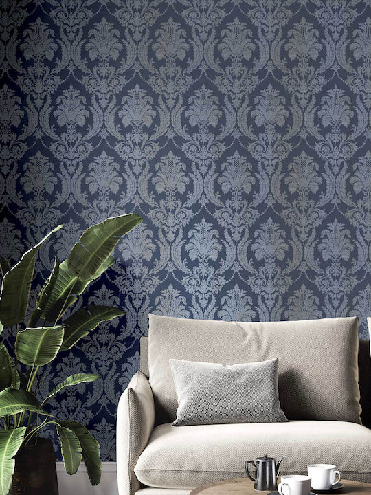 Wallpaper Thema Vinyl Blue L1005xW53cm Washable