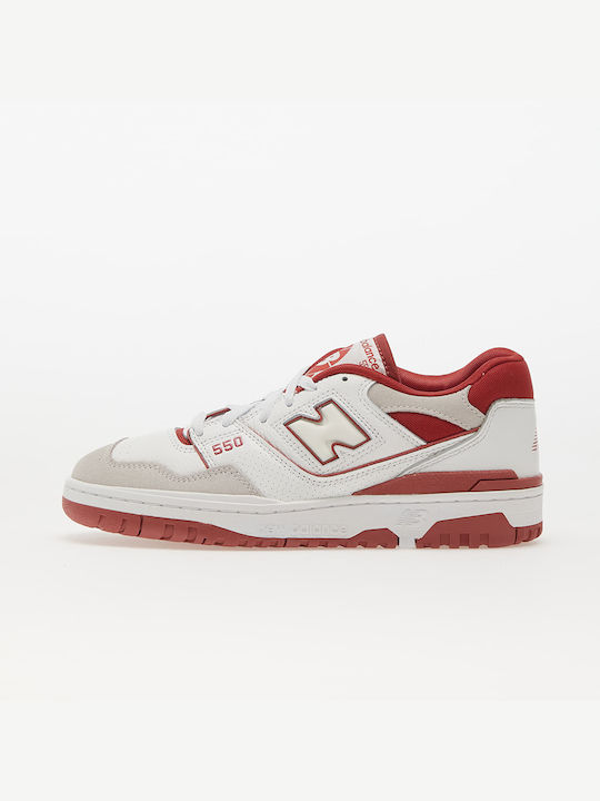 New Balance 550 Ανδρικά Sneakers Λευκά